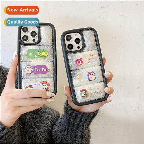 适用 iPhone15 pro max cartoon phone case feather Apple 14/13