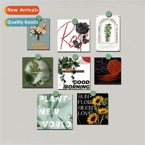 Mori magazine 15 small fresh green ins decorative card wall