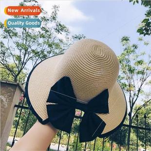 female summer seaside Small vacation hat beach Kor straw
