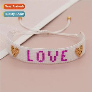 hand woven rice new small ethnic jewelry 2023 beaded