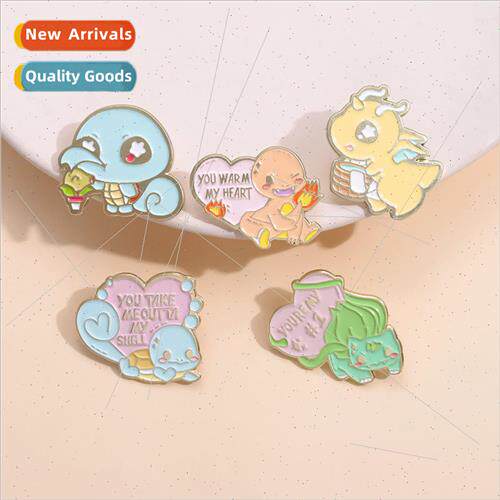 Japan and Korea cute aesthetic brooch cartoon anime pet elve