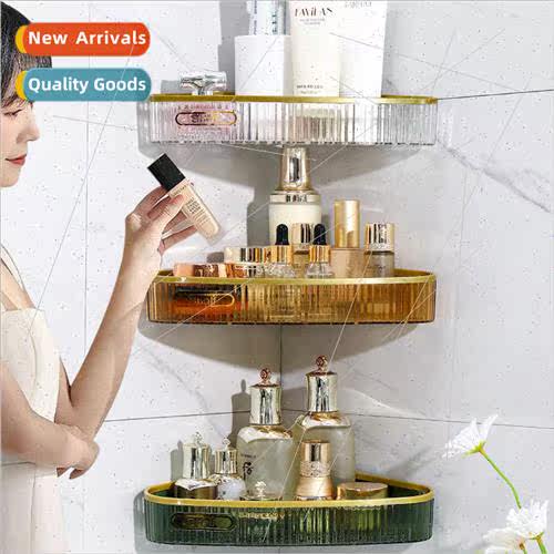 No-hole bathroom bathroom triangle shelf daily household res