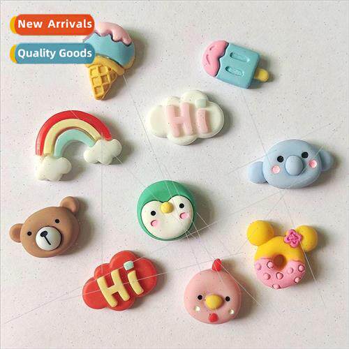3D cartoon doll stickers ins wind resin accessories cute gir