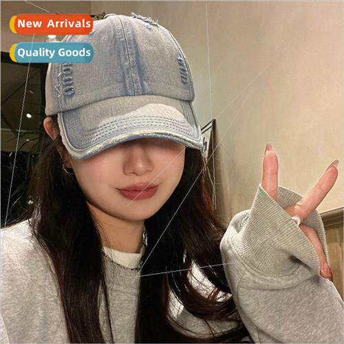 Korean  of the washed do old duck tongue cap female hundred