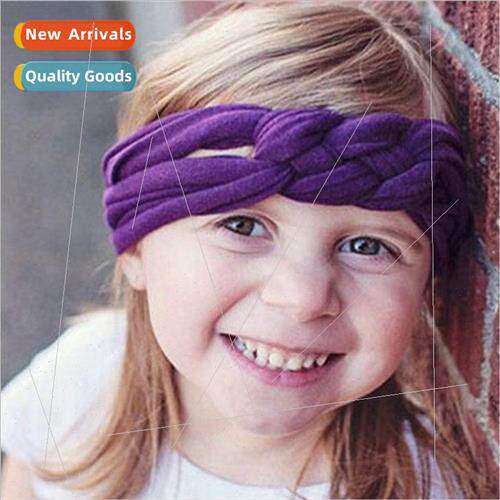 New childrens cotton elastic hair accessories female baby br