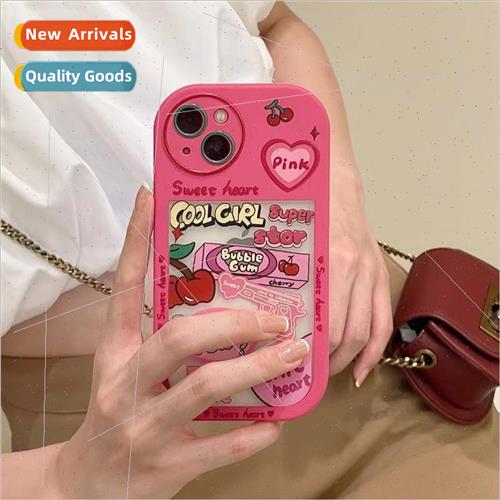 Pink Heart Graffiti IPhone14ProMax 2-in-1 12/11 Case 适用 Ap