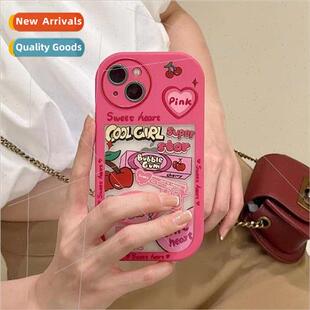 Case IPhone14ProMax Graffiti 适用 Pink Heart