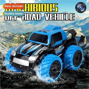 2.4G amphibious remote control car childrens toy beach car 4