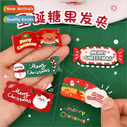 Christmas decorative hair clips Childrens Christmas small gi