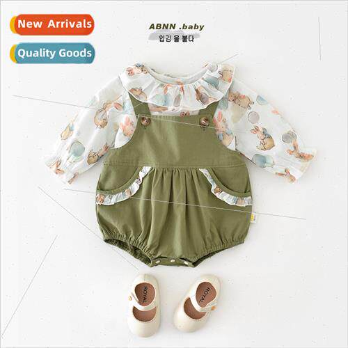 Girls spring suit ins Korean  of the small broken flowers in