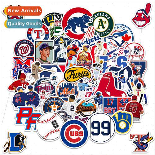 50 Baseball League Baseball Sports Graffiti Stickers Waterpr