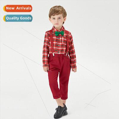 ins childrens fall new Christmas party gentleman dress suit