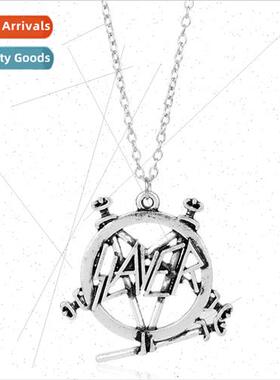 New Products American Speed Metal Band Slayer Necklace Vinta