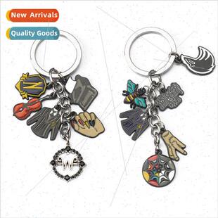 Americana Wednesday Wednesday Keychain Adams Family Scary Ha