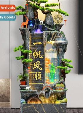 Chinese wigwam flowing water ornaments living room fish tank