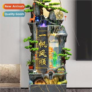 water ornaments living Chinese fish flowing room tank wigwam