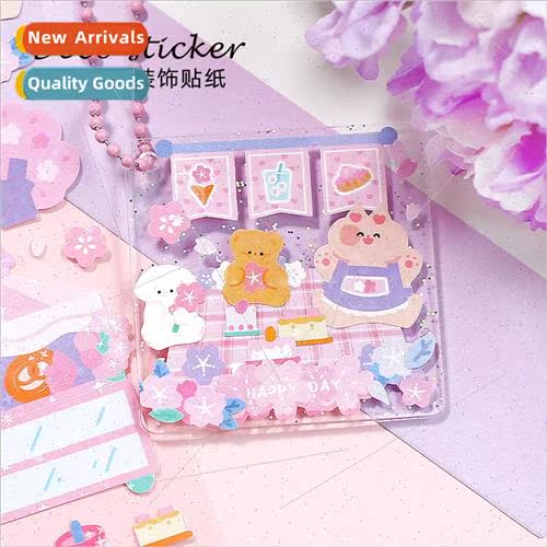 Flash film synthetic paper stickers 