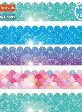 Mermaid Classroom Bulletin Board Border Stickers al Holiday