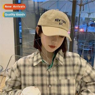 spring and summer Baseball retro children Korean letters cap