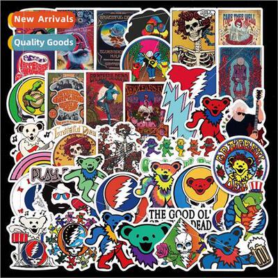 50 American Rock Band Grateful Dead Graffiti Stickers Guitar