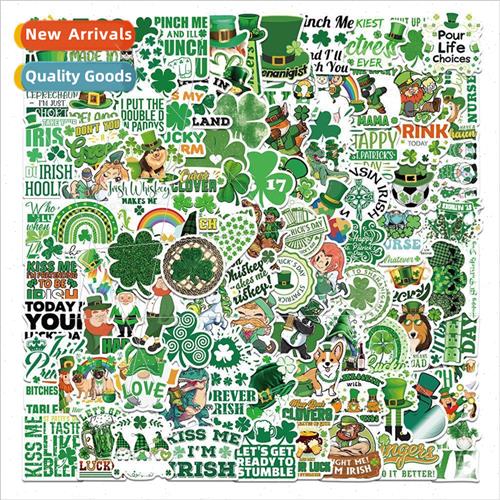 100 Irish Heritage Festival St. Patrick`s Day Doodle Sticker