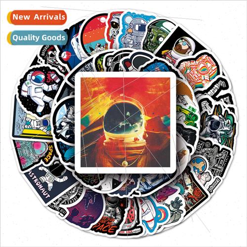 54 Fantasy Space Astronaut Doodle Stickers ggage Stickers La