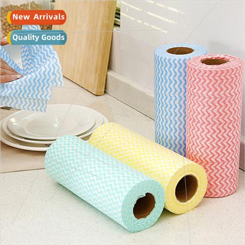 Kitchen Supplies Nonwoven Wipes Disposable Dishcloths Wave P