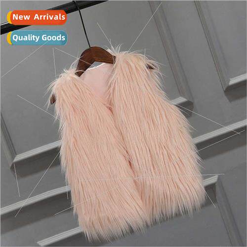 2022 fall and winter imitation fur fox hair vest female wate