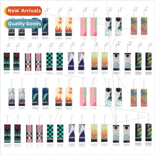 Anime  ghost destruction of the blade acrylic earrings charc