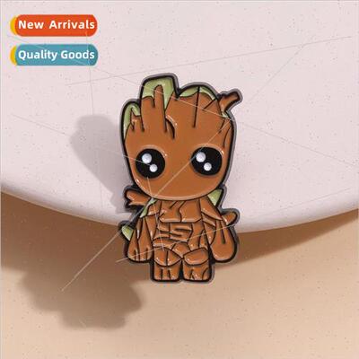 Creative cartoon rock baby modeling alloy brooch jewelry sup