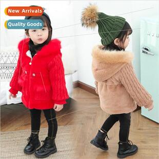Autumn and winter small and medium-sized girls padded imitat