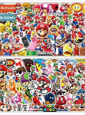 100 Mario Movie Super Mario Doodle Stickers Mug ggage Handbo