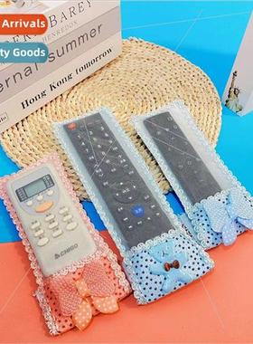 Fabric Bear Bow Cloth Remote Control Cover TV Air Conditione