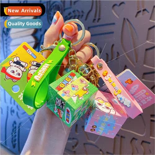 Joyful Society Rubiks Cube Keychain Mini Third Order Decompr