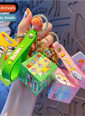 Joyful Society Rubiks Cube Keychain Mini Third Order Decompr