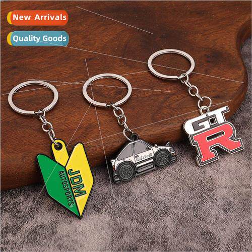 Car tuning keychain JDM NOS HKS car pendant AE86 keychain he