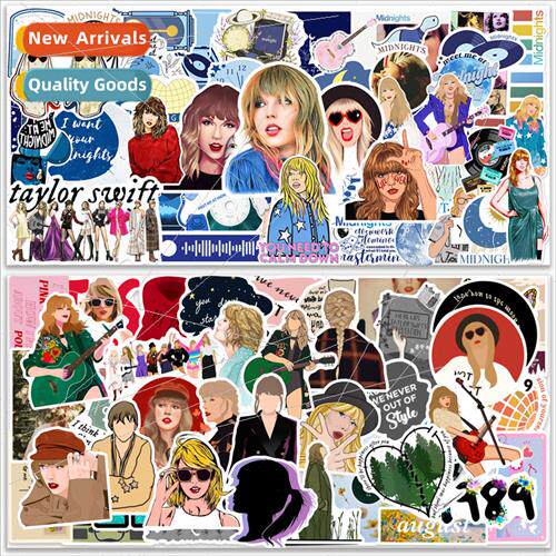 100 mold album stickers Taylor Swift skateboarding beauty de