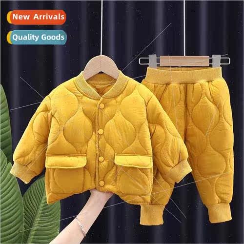 Autumn and Winter Childrens Solid Color Cotton Clothing New