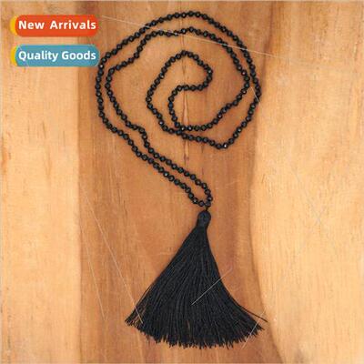 Bohemian  light luxury crystal tassel multi-color available