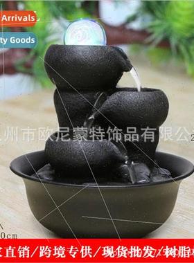 Work small living room ornaments circulating water landscape