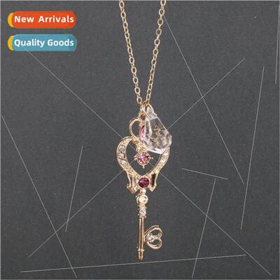 Anime  jewelry Minute Maid Warrior time key pendant necklace