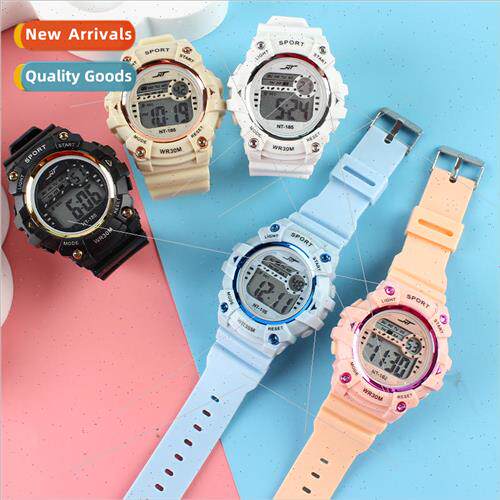 Gentleman meow colorful metal circle sports electronic watch