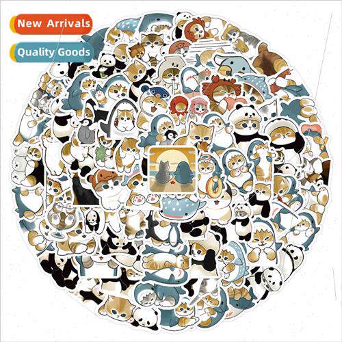 100 cartoon kitten graffiti cell phone case luggage scooter