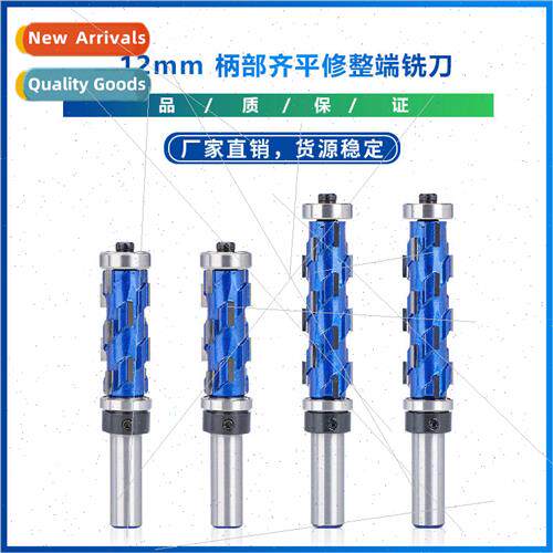 New 12mm Shank Flush Dressing End Mills Screw Double Bearing