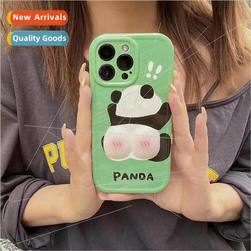Cartoon back bear IPhone14/13ProMax decompression pinch Appl
