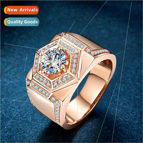 new moissanite platinum diamond ring 18k rose gold colored g