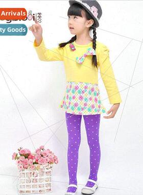 New Korean spring girls love heart velvet candy color pantyh