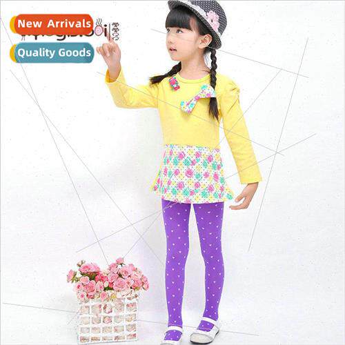 New Korean spring girls love heart velvet candy color pantyh