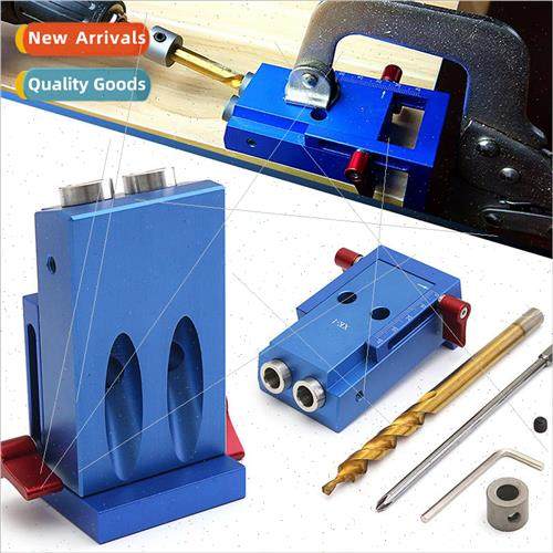 Slant Hole Locator Hole Opener Aluminum Woodworking Punch 15