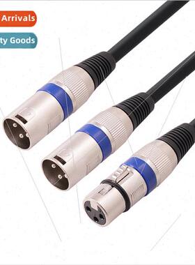 Double shielded cable 0.5 meters XLR one tow two Ca a female
